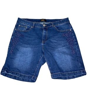Women blue Jean shorts size 18W